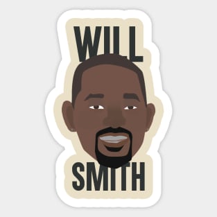 Will Smith Head Sticker